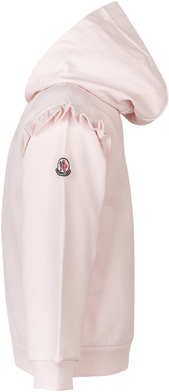 Moncler Completo in Felpa con Cappuccio Roze