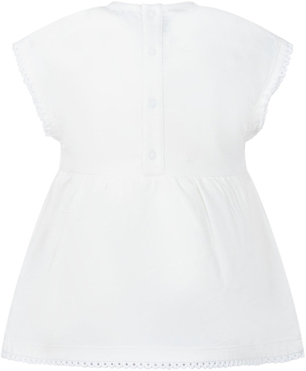 Moncler Completo Bambina con Top e Shorts in Cotone Wit