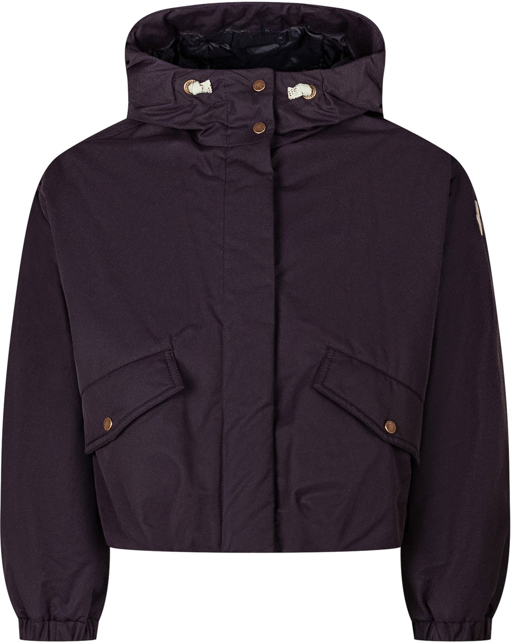 Moncler Giacca con Cappuccio Eucalipto Zwart