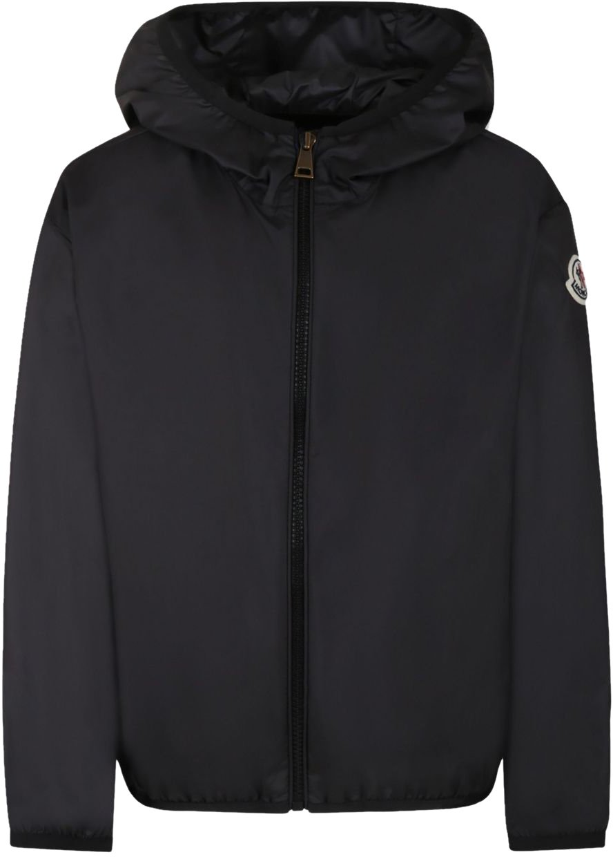 Moncler Coats Black Zwart
