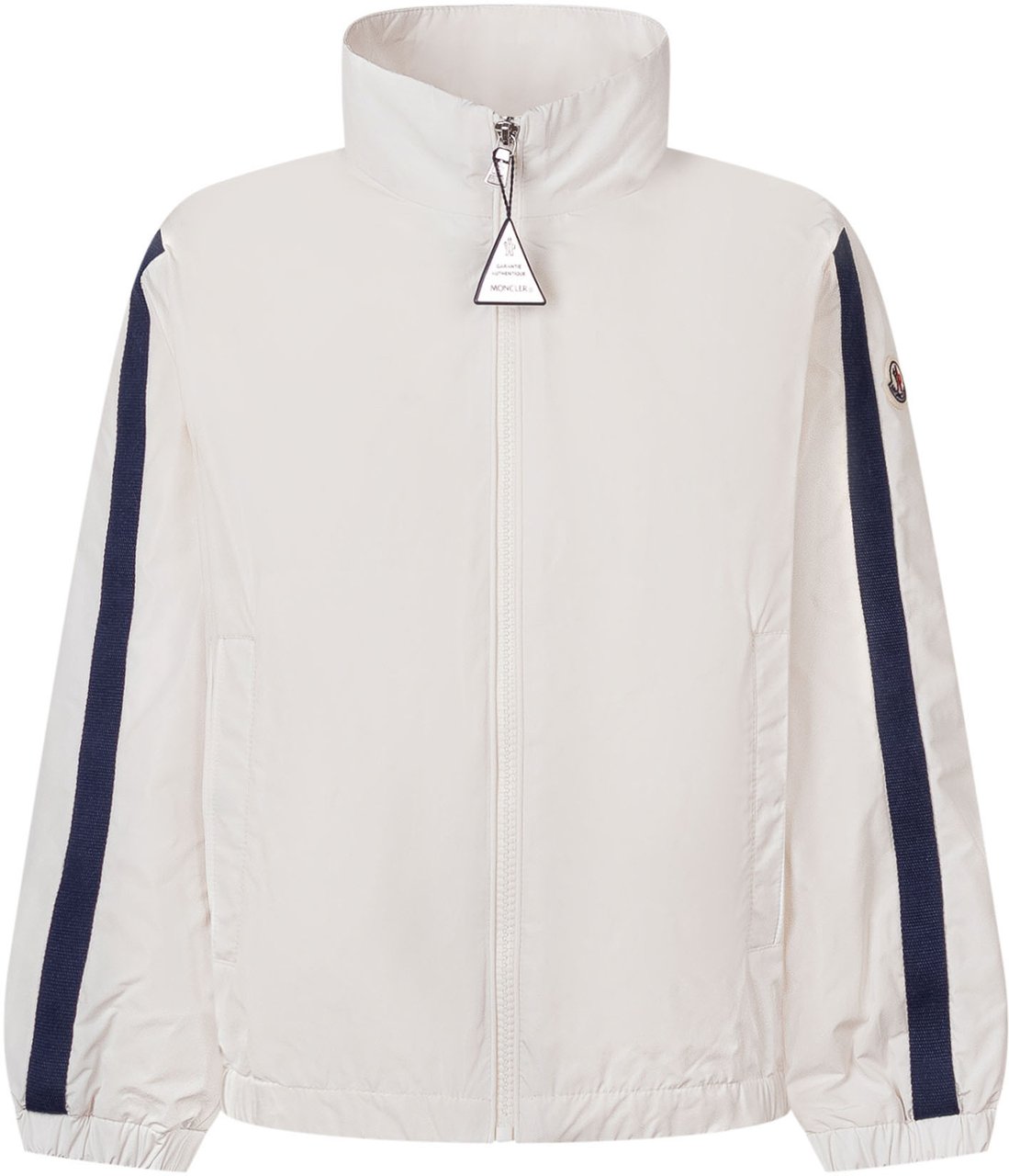 Moncler Giacca con Bande sulle Maniche Wit