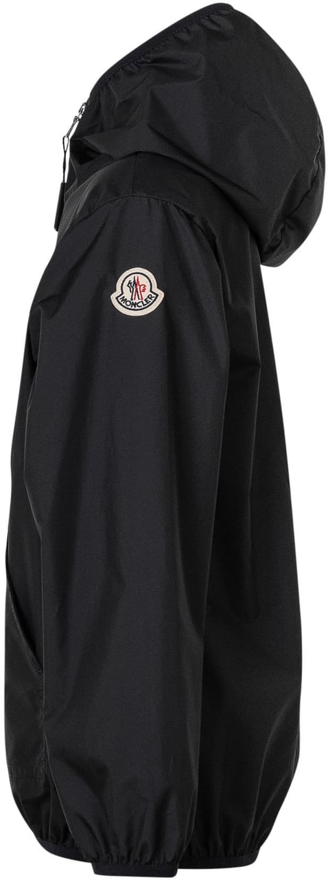 Moncler Giacca con Cappuccio e Tasche Frontali Zwart