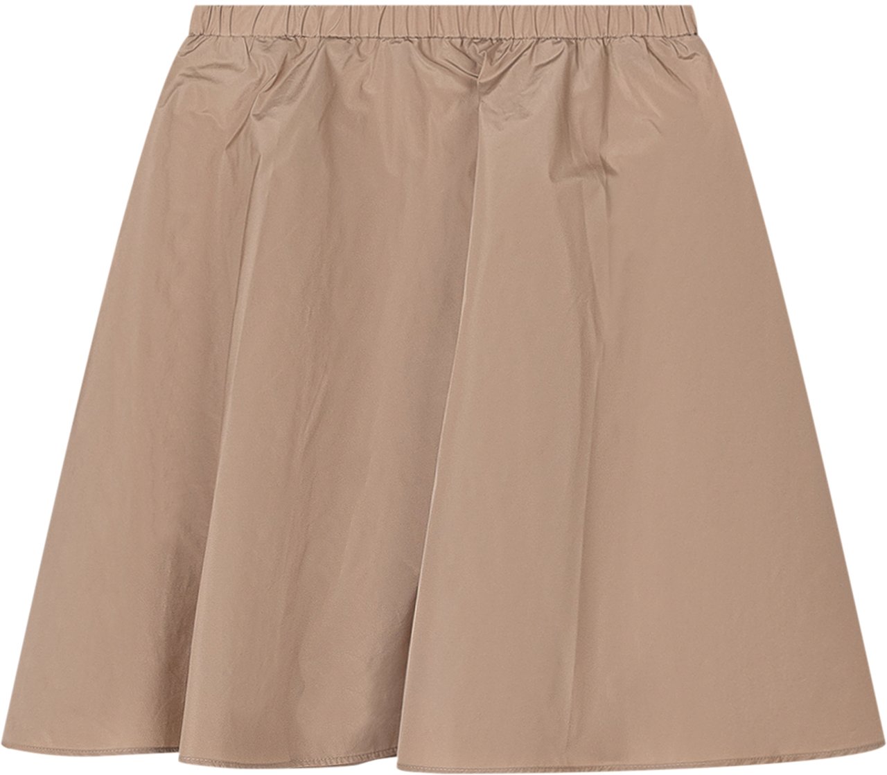 Moncler Gonna Ampia con Vita Elasticizzata Taupe