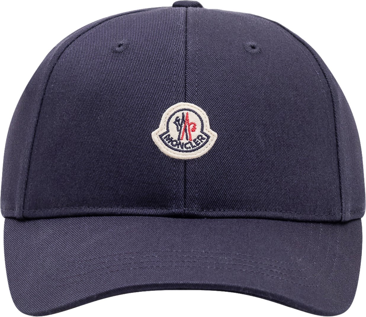 Moncler Cappello da Baseball con Logo Navy