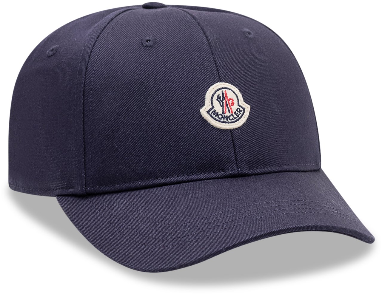 Moncler Cappello da Baseball con Logo Navy