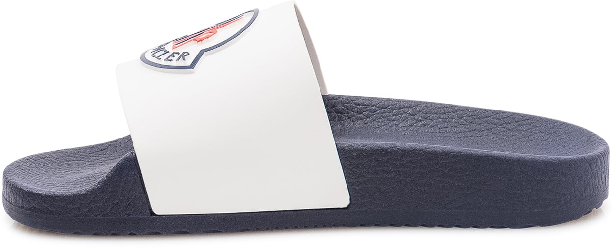 Moncler Sandali Slide con Fascia e Logo Divers