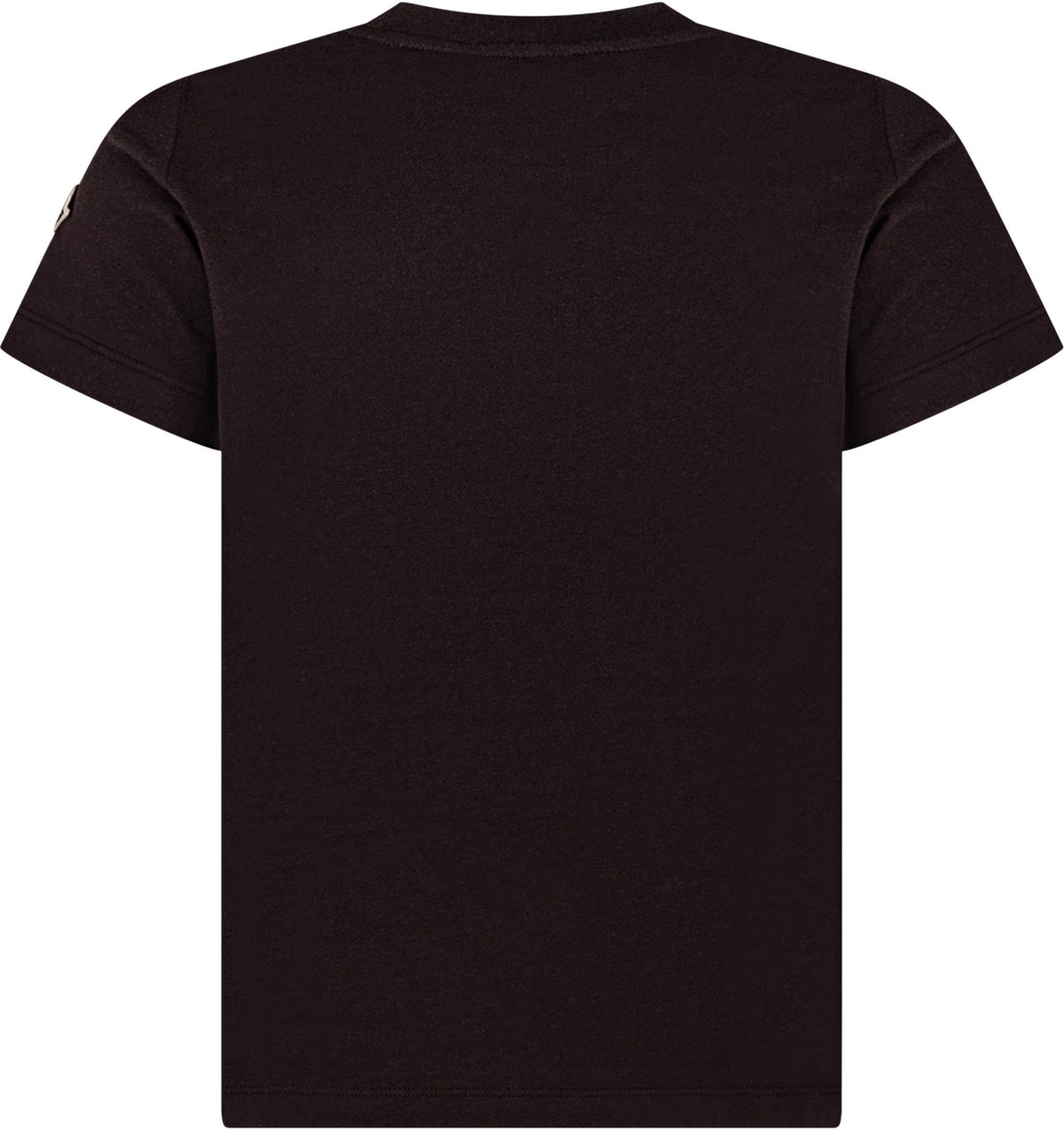 Moncler T-shirt a Maniche Corte con Logo Zwart