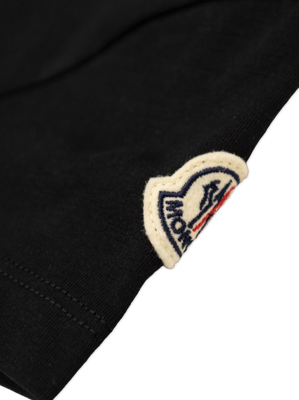 Moncler T-Shirts And Polos Black Zwart