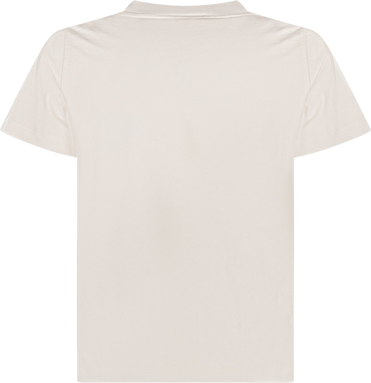 Moncler T-shirt a Maniche Corte con Logo Wit