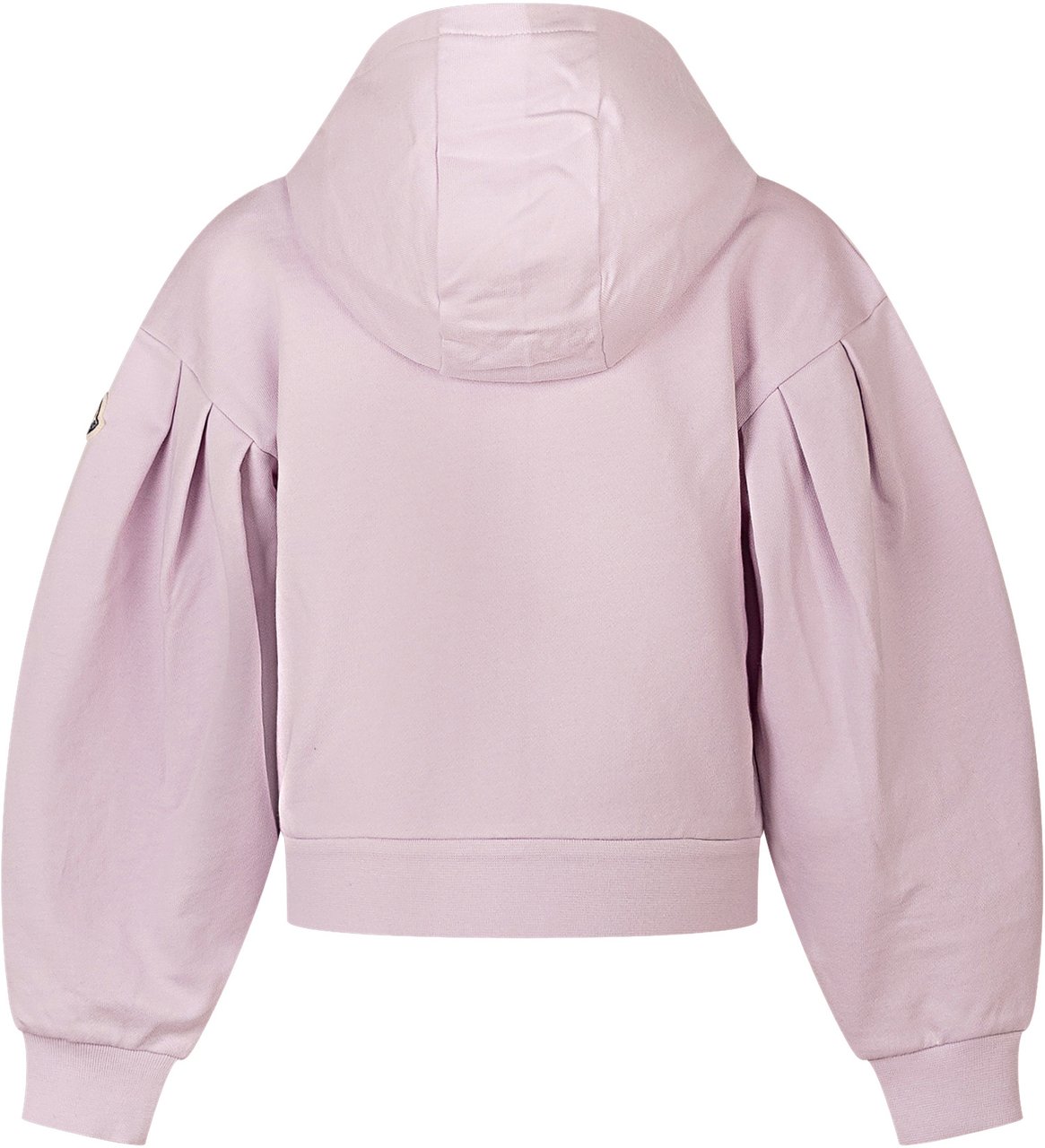 Moncler Cardigan con Cappuccio e Zip Roze