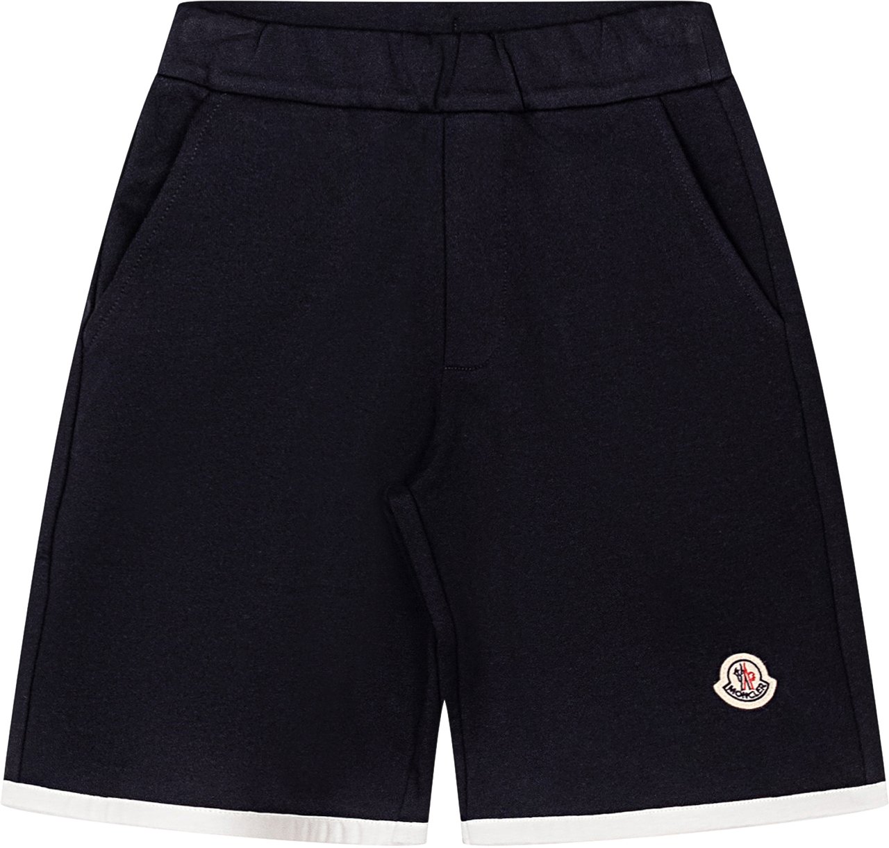 Moncler Pantaloni Corti in Felpa Zwart