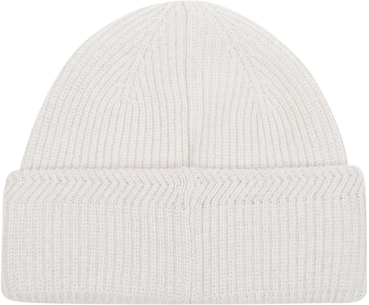Moncler Logo Tricot Beanie Grey Grijs