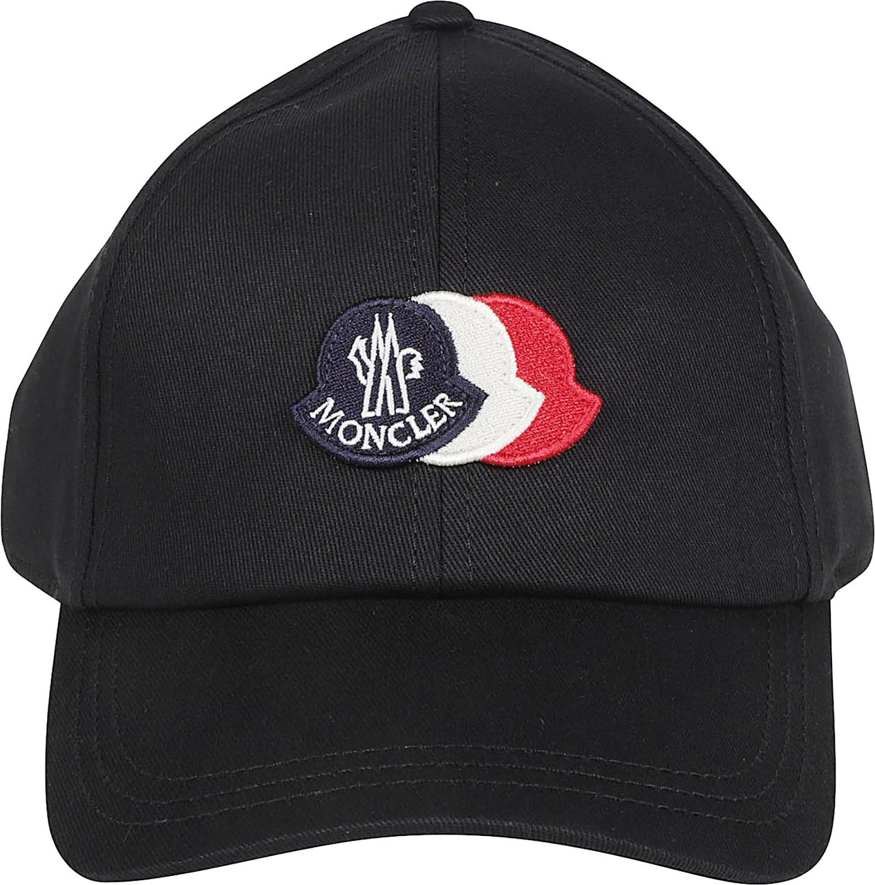 Moncler Logo Baseball Cap Black Zwart