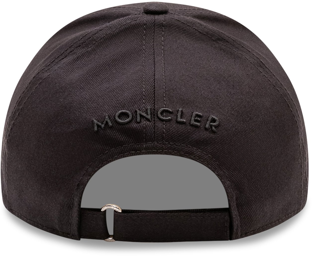 Moncler Cappello Baseball con Logo Zwart