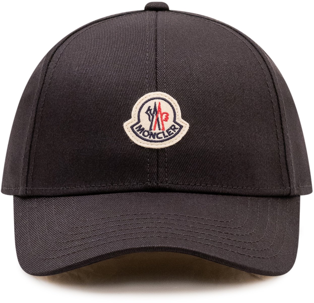 Moncler Cappello Baseball con Logo Zwart