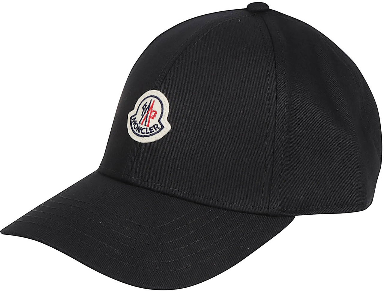 Moncler Logo Baseball Cap Black Zwart