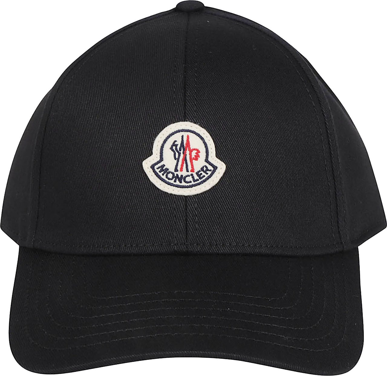 Moncler Logo Baseball Cap Black Zwart