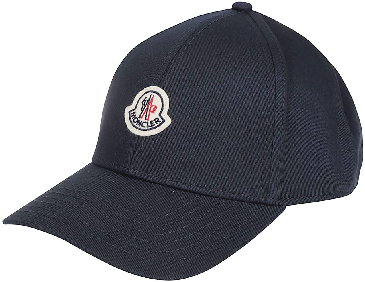 Moncler Logo Baseball Cap Blue Blauw