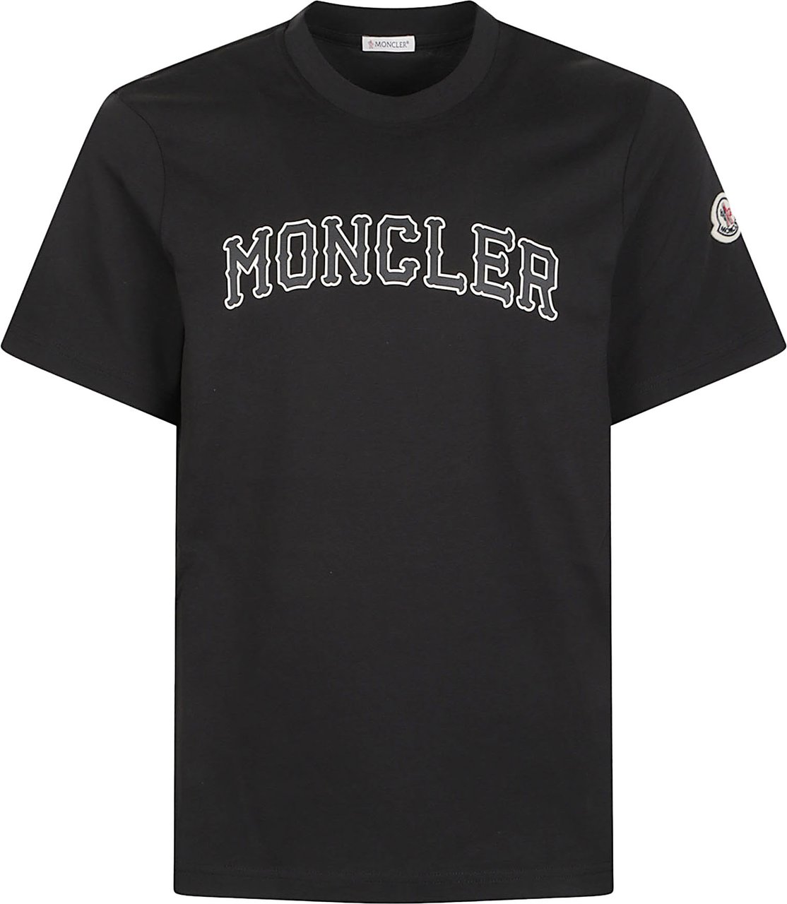 Moncler Logo T-shirt Black Zwart