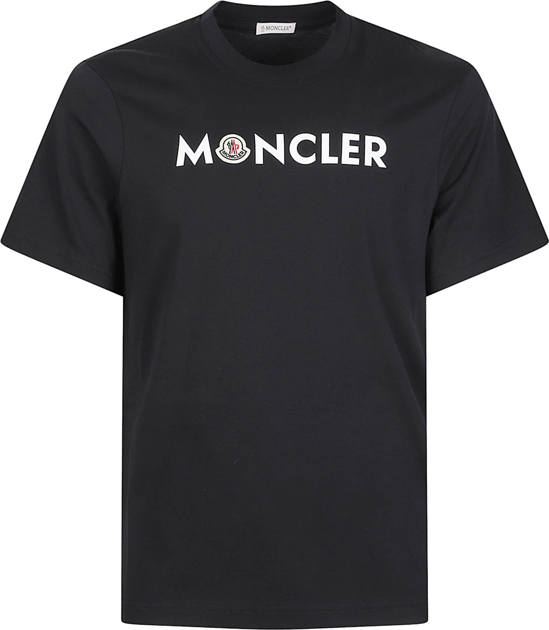 Moncler Logo T-shirt Blue Blauw