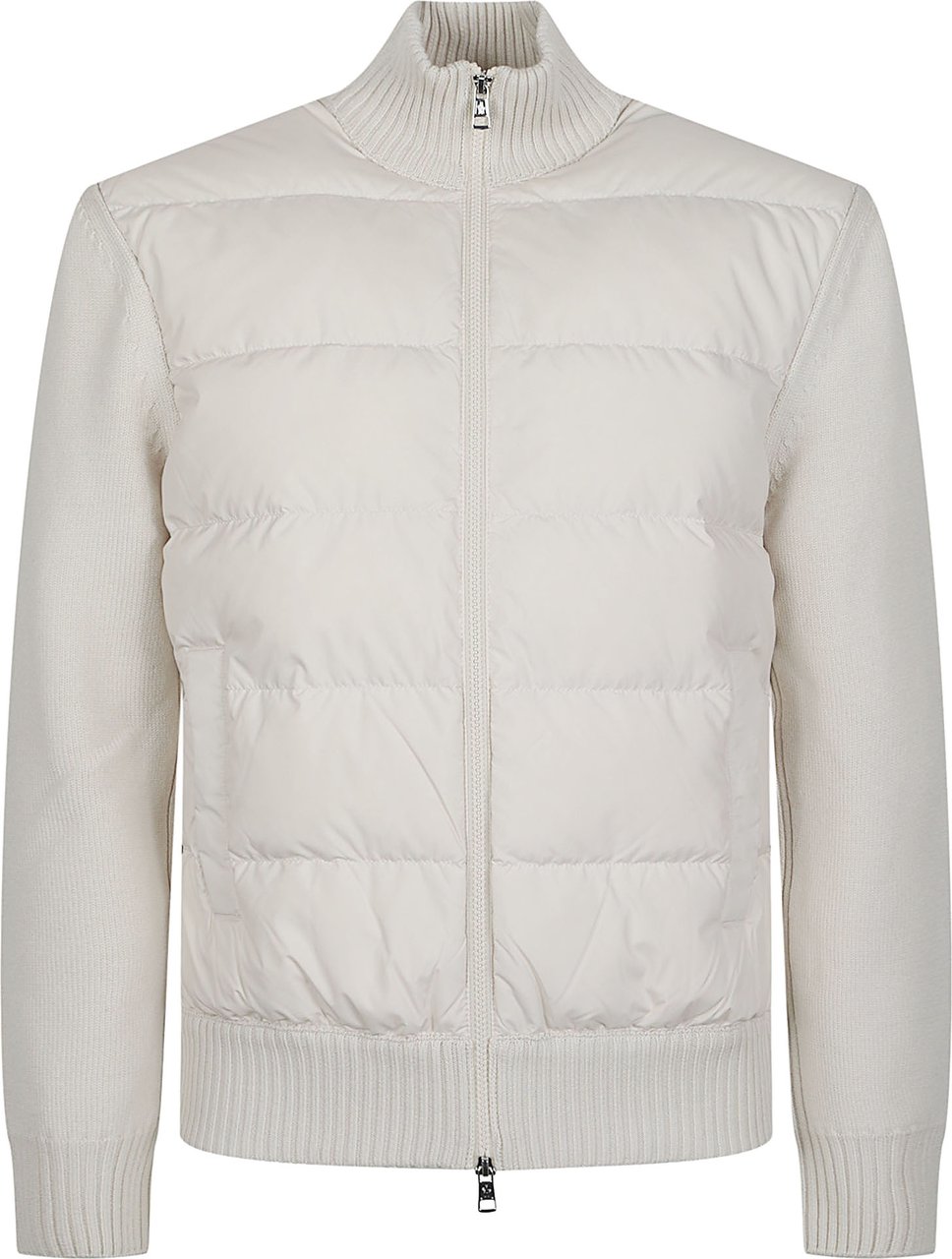 Moncler Tricot Cardigan White Wit