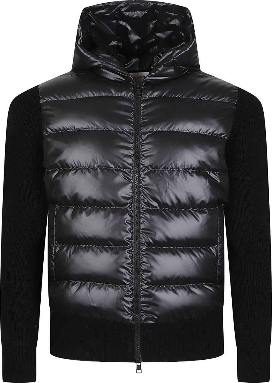 Moncler Tricot Cardigan Black Zwart