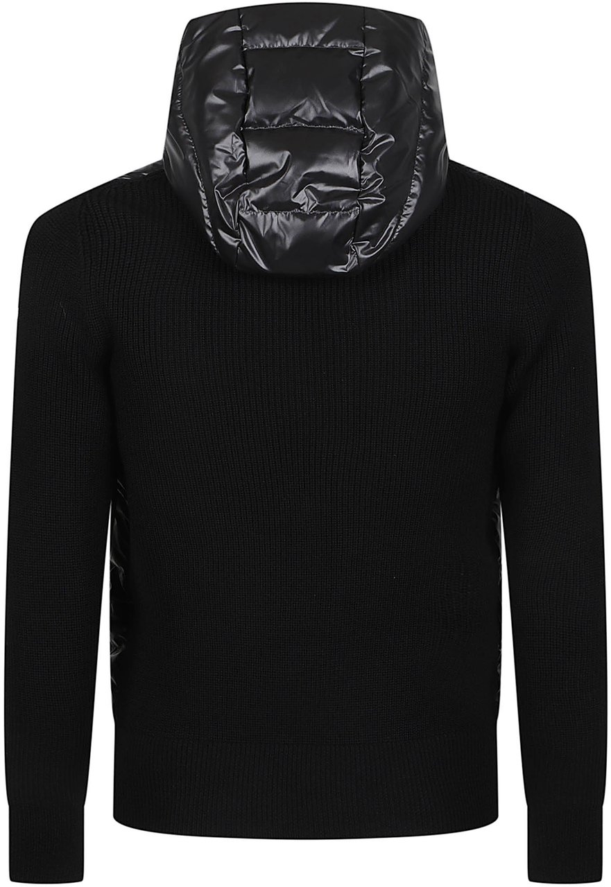 Moncler Tricot Cardigan Black Zwart