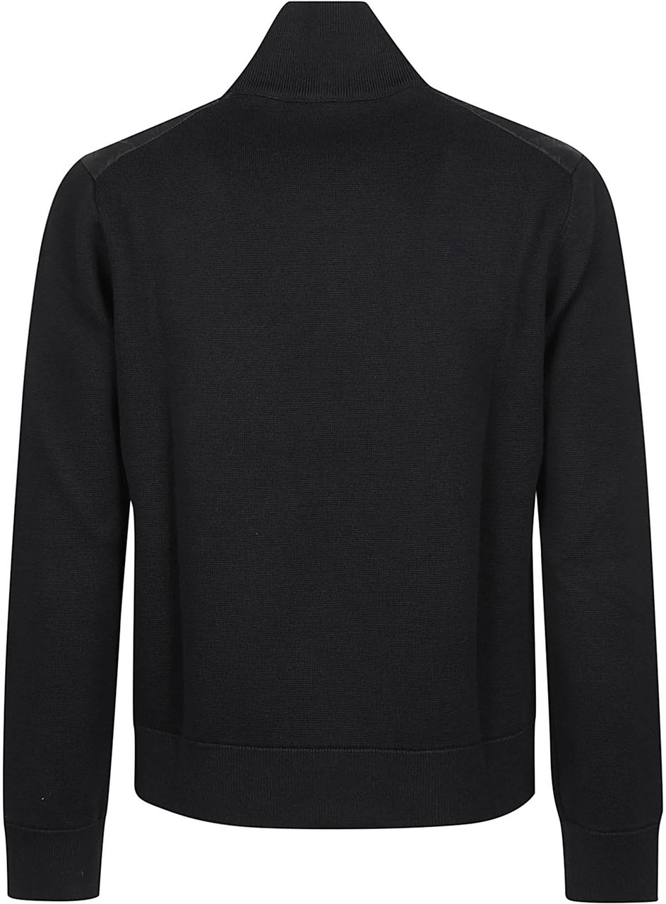 Moncler Tricot Cardigan Black Zwart
