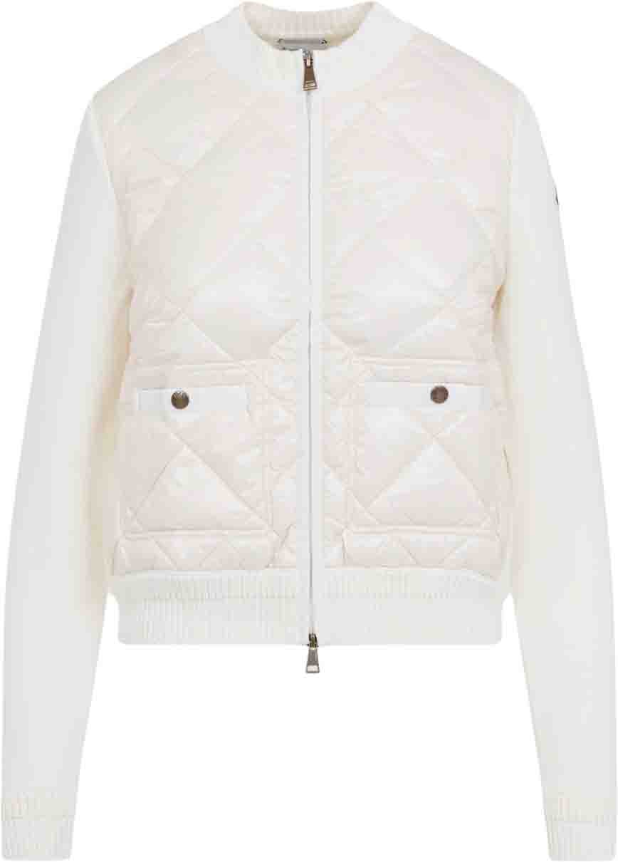 Moncler Quilted Knit Cardigan Divers