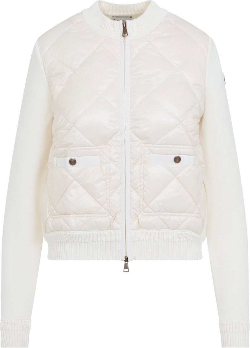 Moncler Quilted Knit Cardigan Divers