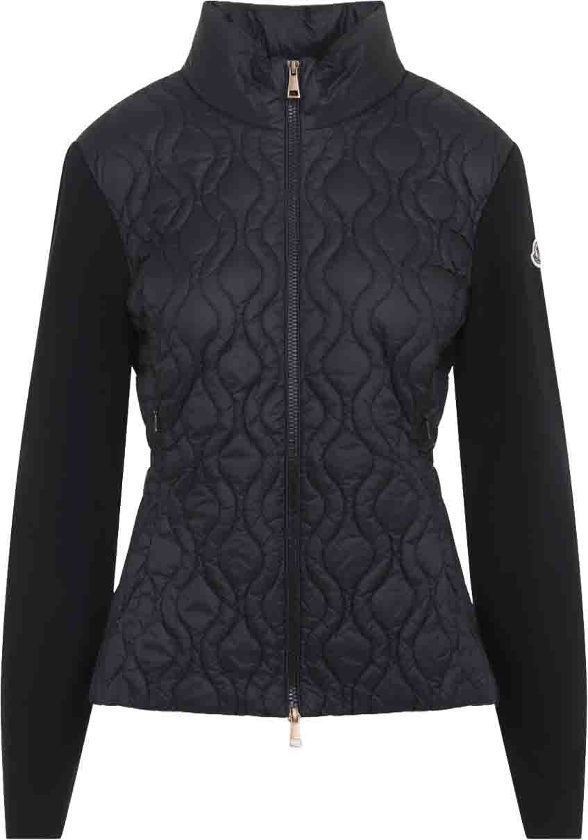 Moncler Quilted Zip-Up Cardigan Divers