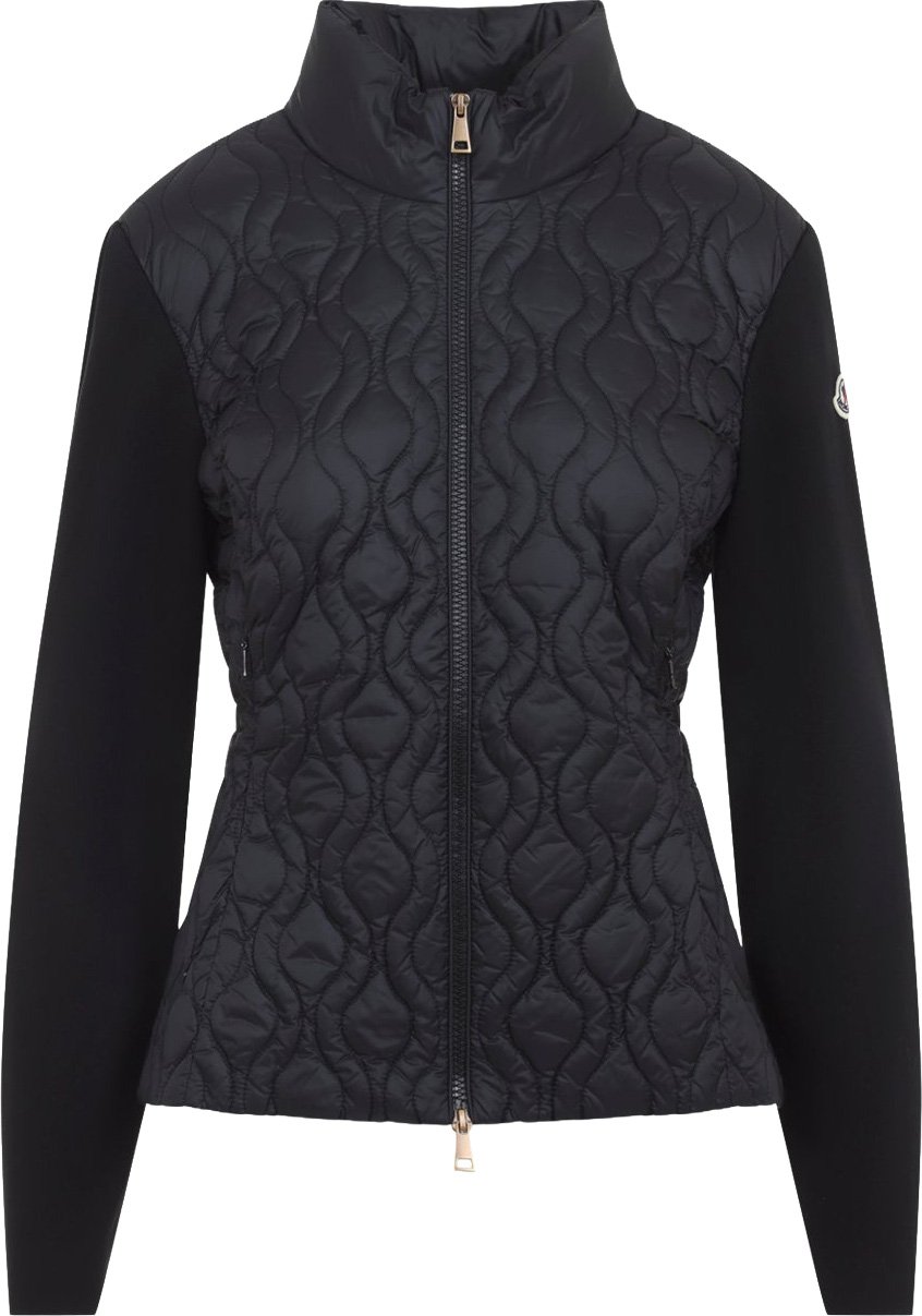 Moncler Quilted Zip-Up Cardigan Divers