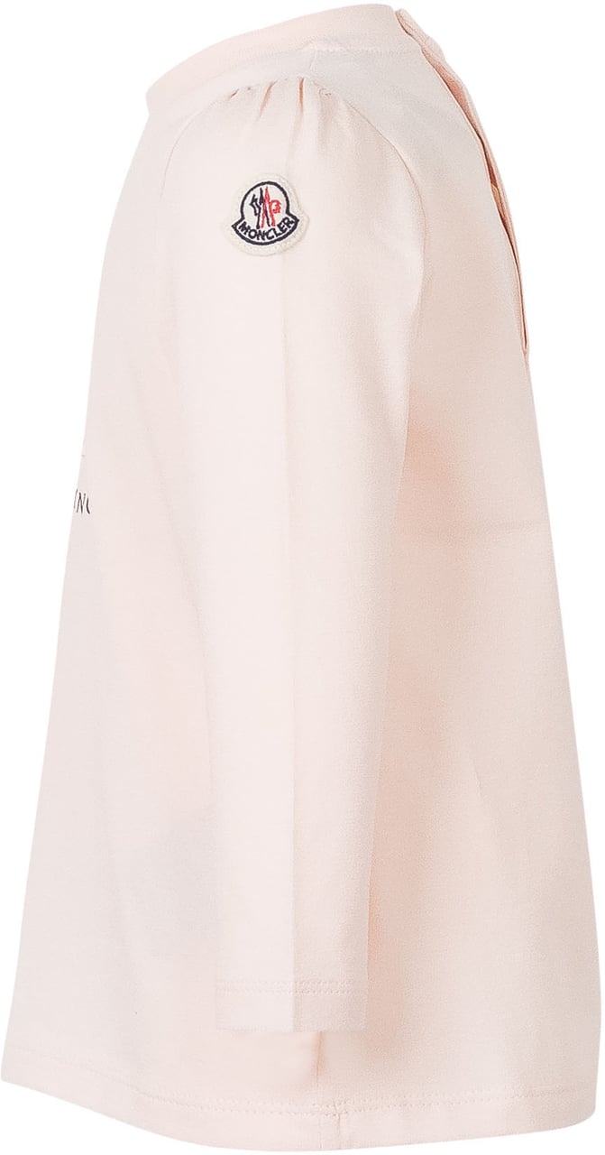 Moncler T-shirt a Maniche Lunghe con Personaggio Roze