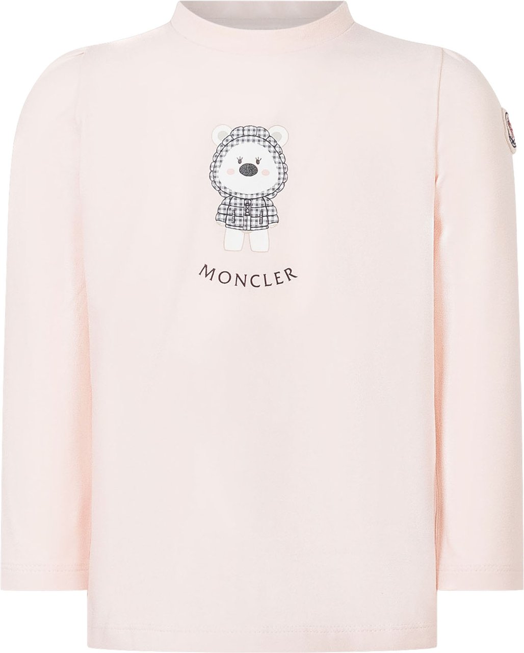 Moncler T-shirt a Maniche Lunghe con Personaggio Roze