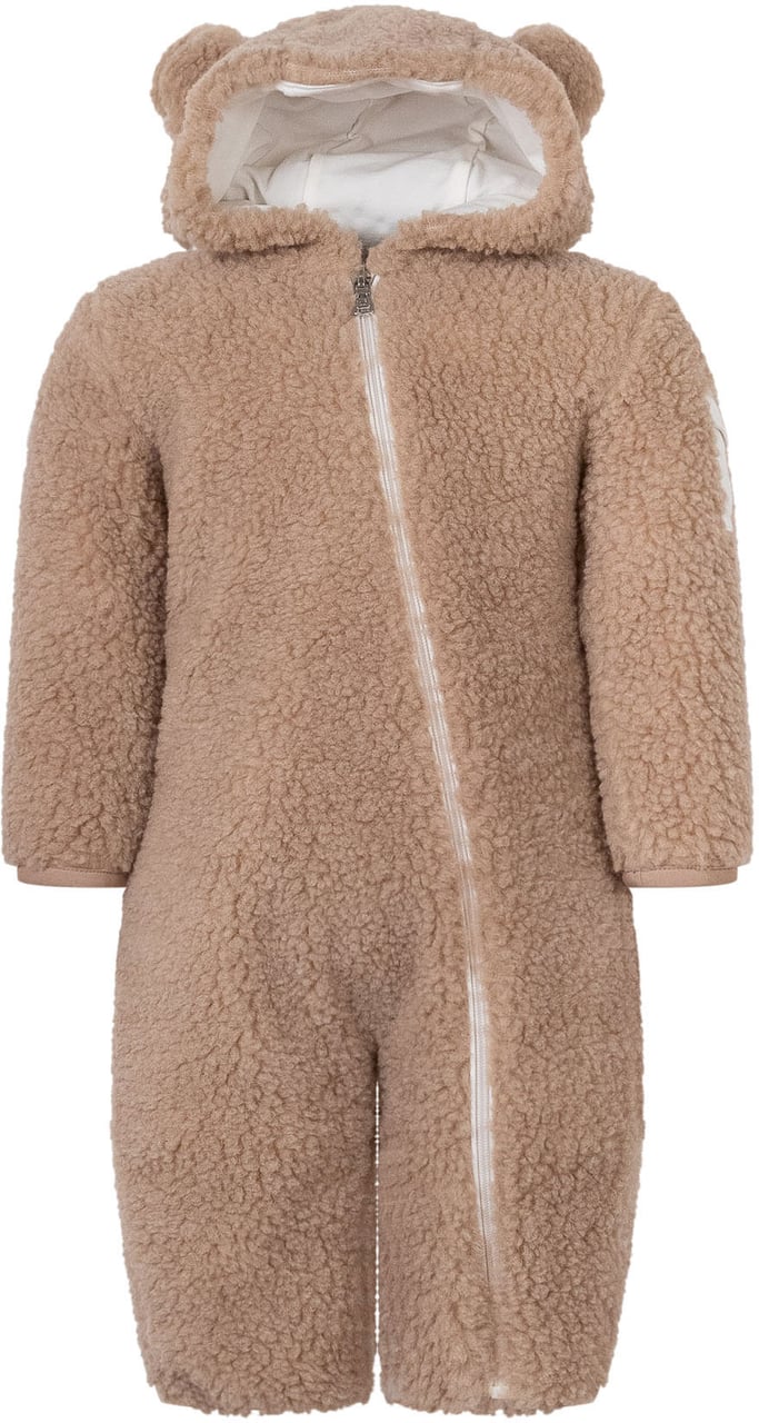 Moncler Tutina con Cappuccio e Orecchie Beige