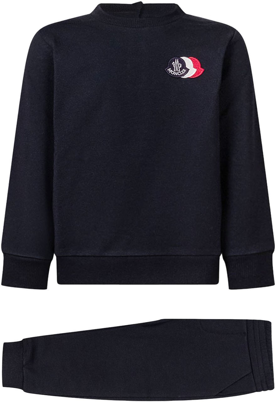 Moncler Completo con Felpa e Pantaloni Zwart