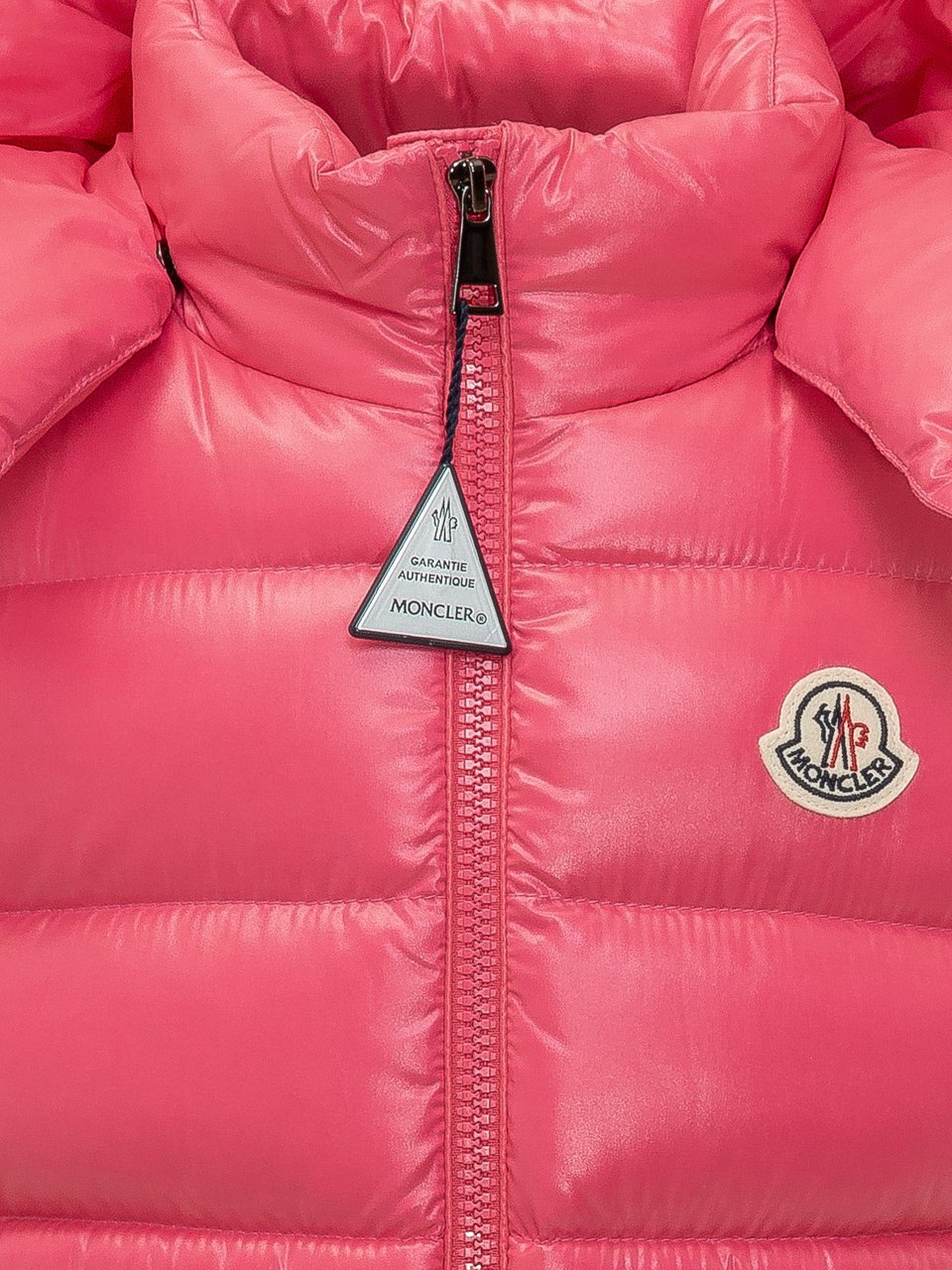 Moncler Ania Gilet Trapuntato con Cappuccio Roze