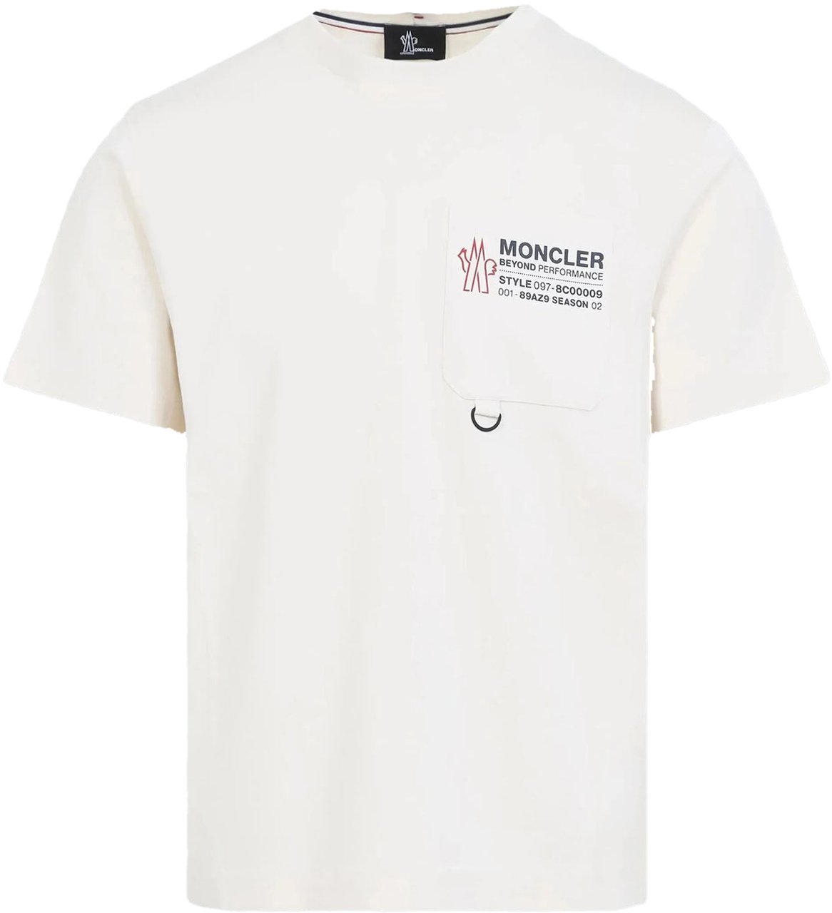 Moncler Logo t-shirt Wit