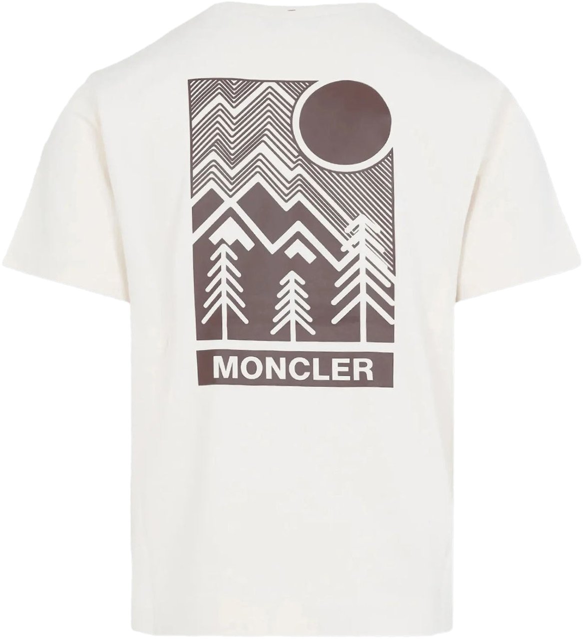 Moncler Logo t-shirt Wit