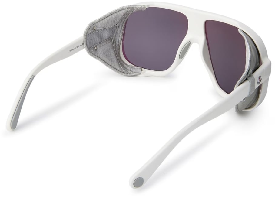 Moncler Ml0206 Diffractor Logo Sunglasses Wit
