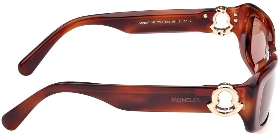 Moncler Ml0245 Minuit Logo Sunglasses Rood
