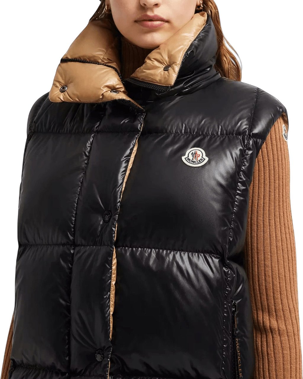 Moncler LOGO BEANIE Zwart