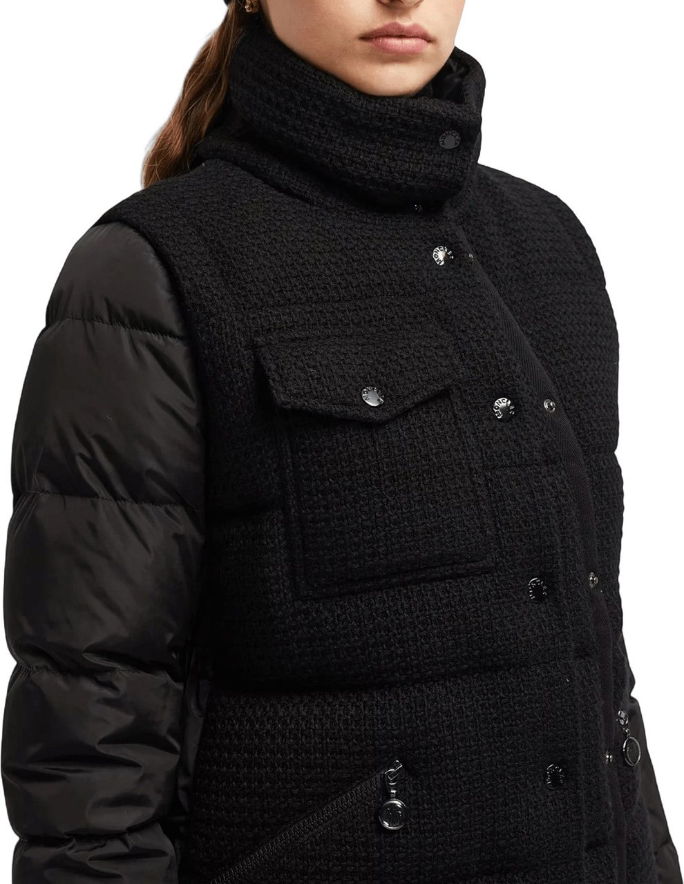Moncler LOGO BEANIE Zwart