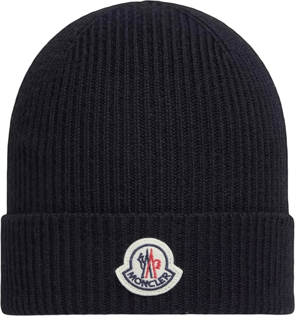 Moncler LOGO BEANIE Zwart