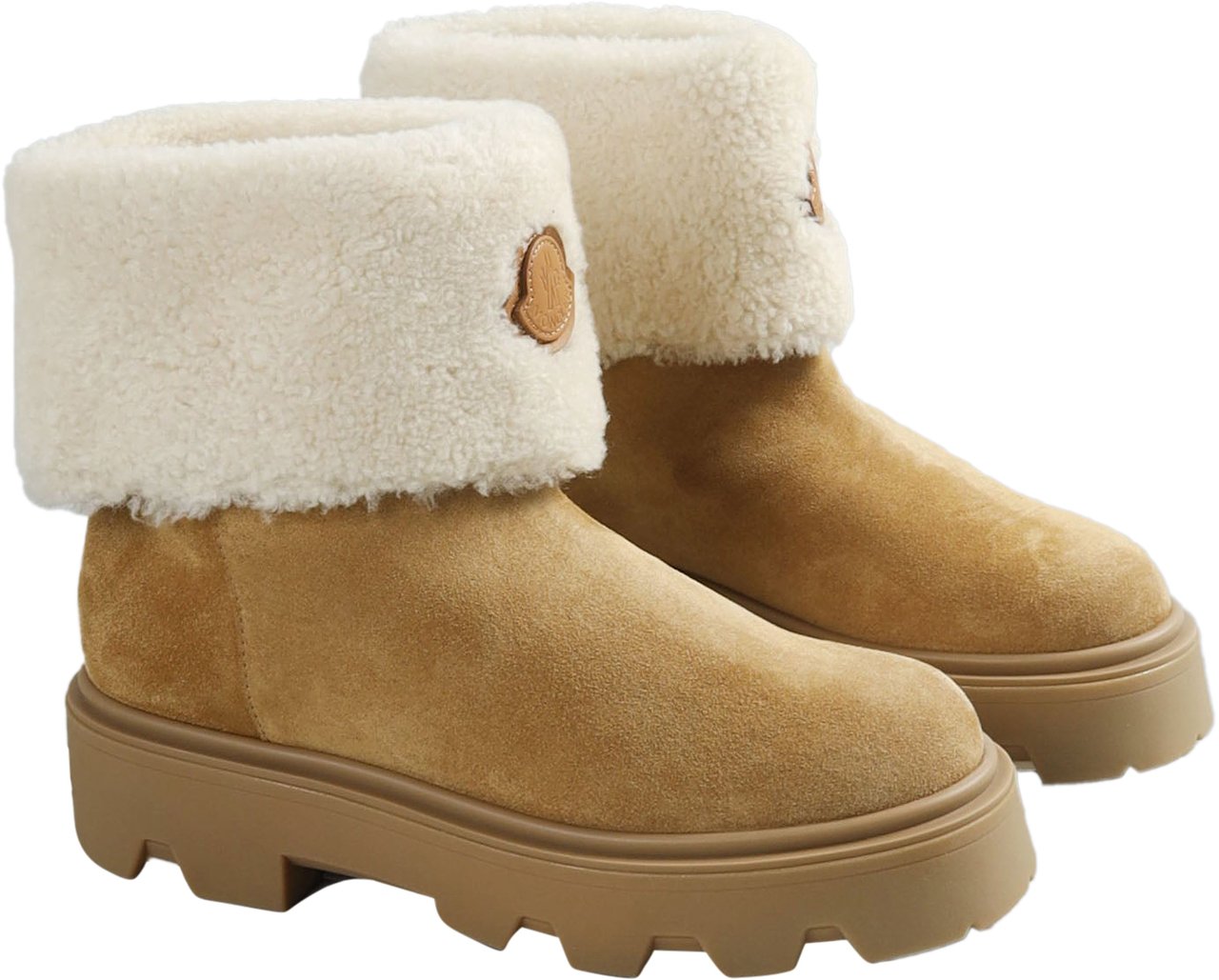 Moncler MONCLER AUREA MID ANKLE BOOTS Beige WOMEN SHOES Beige