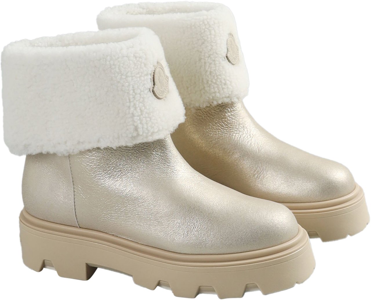 Moncler MONCLER AUREA MID ANKLE BOOTS Silver WOMEN SHOES Zilver