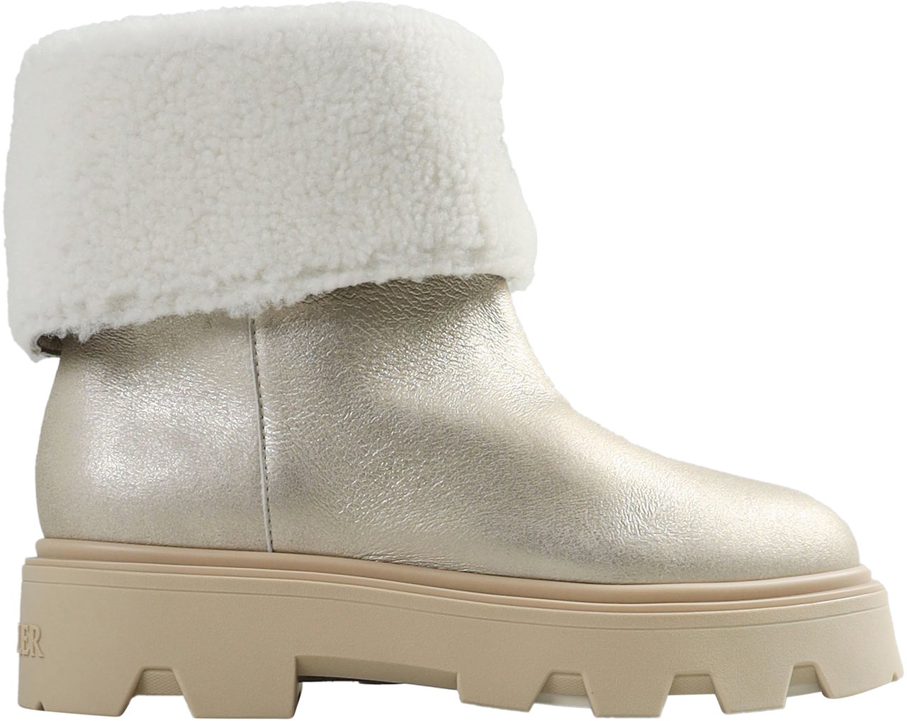 Moncler MONCLER AUREA MID ANKLE BOOTS Silver WOMEN SHOES Zilver