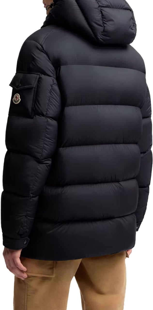 Moncler MONCLER BRETAGNE DOWN FILLED SHORT PARKA Navy MEN Blauw