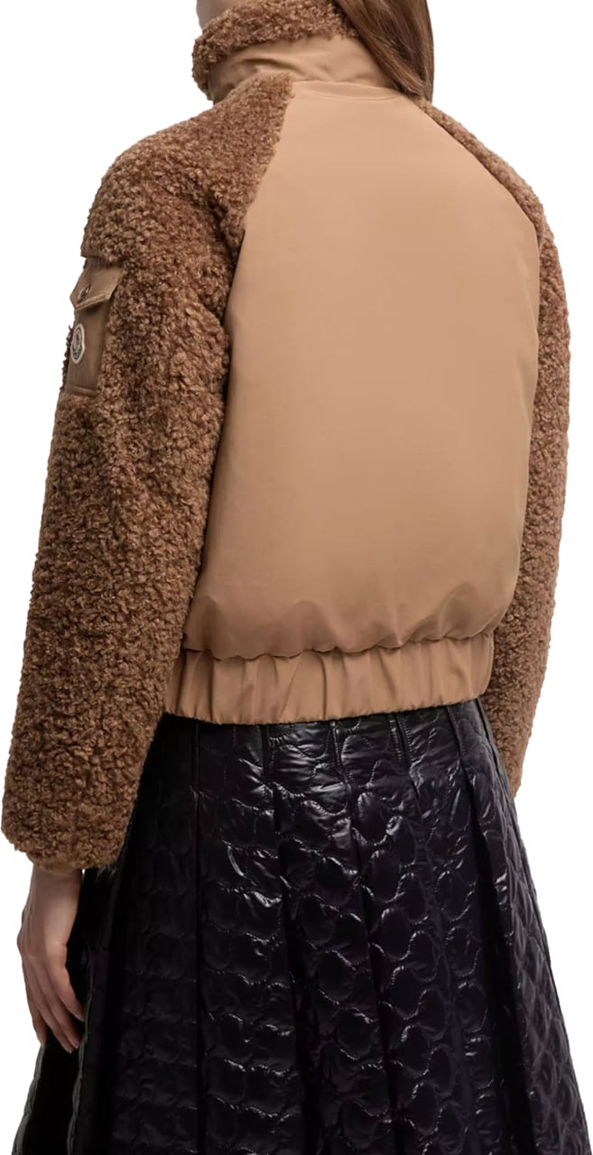 Moncler MONCLER COLIGNY DOWN JACKET Brown Dessin WOMEN Bruin