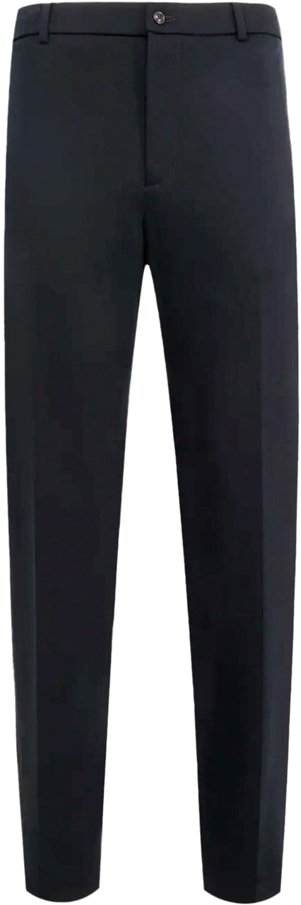 Moncler MONCLER EDIT LOGO PANTS Navy MEN Blauw